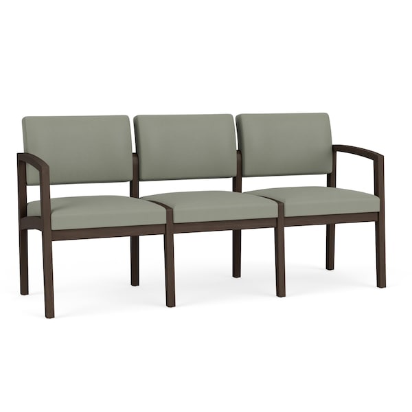 Lesro 3 Seat Tandem Seating W/ No Center Arms, 65 in W 26 in L 31.5 in H, Lenox Series LW3101 - main